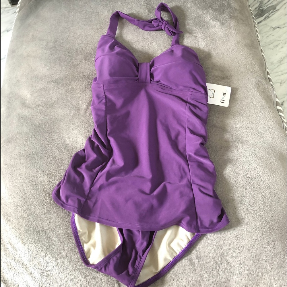 Float retro style swimsuit.